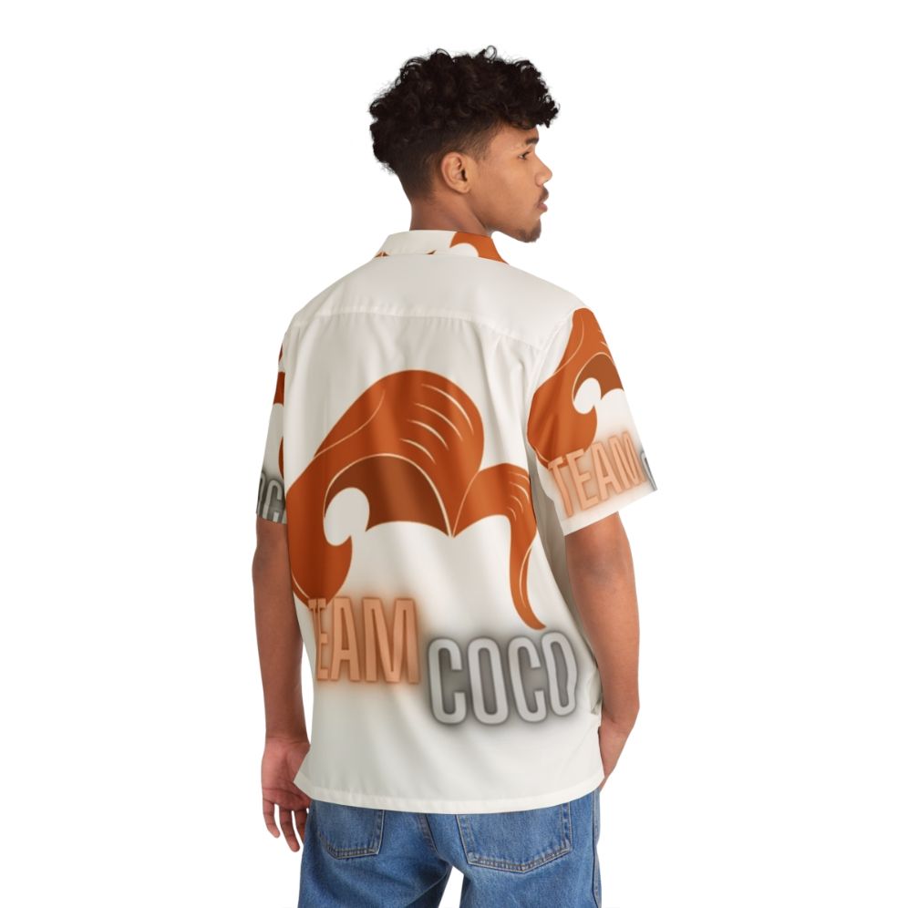 Team Coco Conan Hawaiian Tropical Shirt - People Back