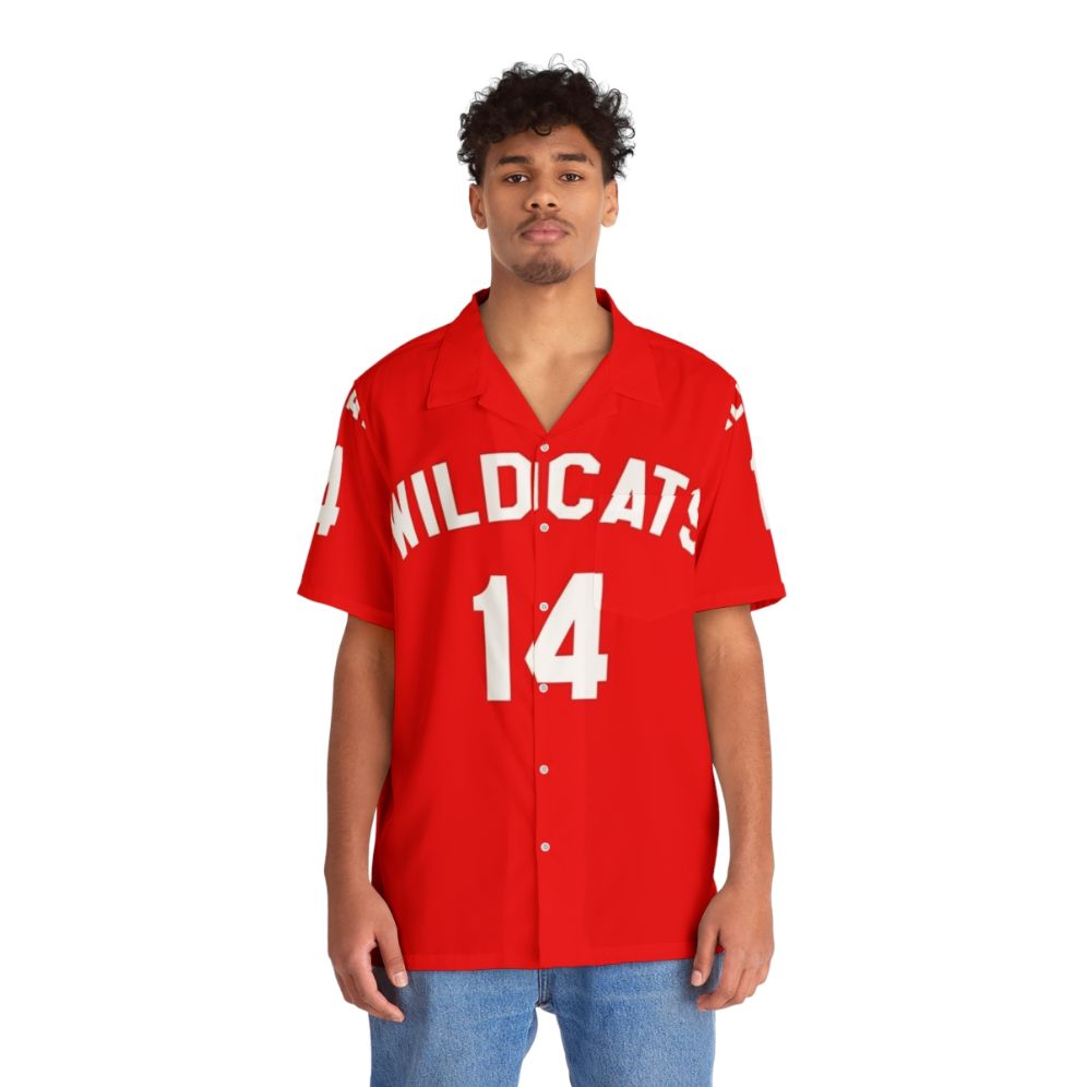 High School Musical Wildcats Sports Themed Hawaiian Shirt - People Front