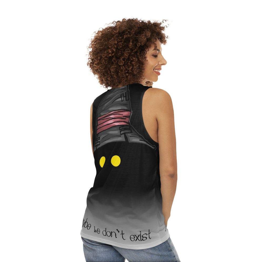 Final Fantasy IX Vivi "Maybe We Don't Exist" Unisex Tank Top - women back