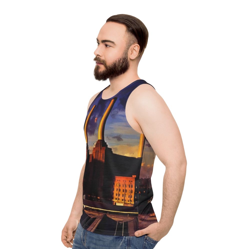 Unisex Animals Psychedelic Tank Top - men side