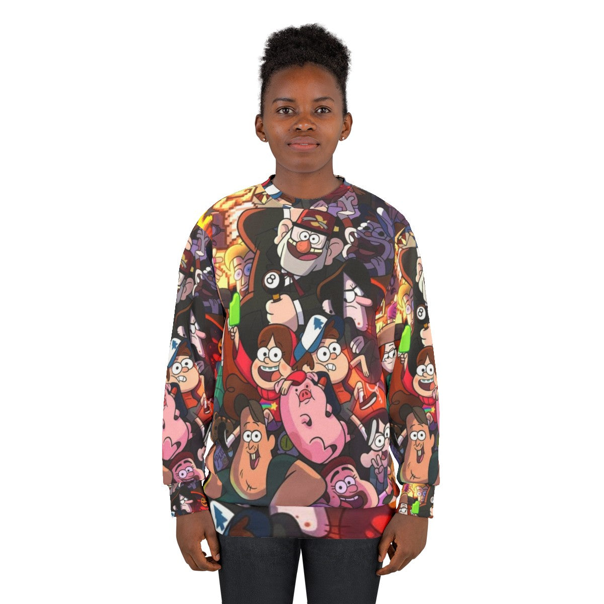 Gravity Falls cartoon sweatshirt - women