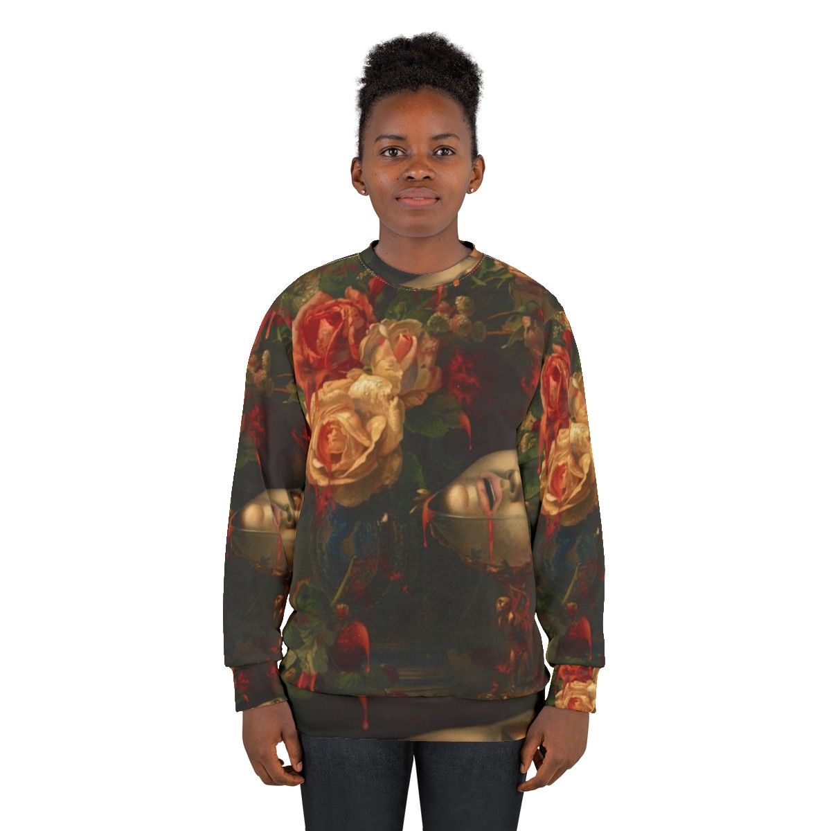 Dark Spring Surreal Gothic Sweatshirt - women