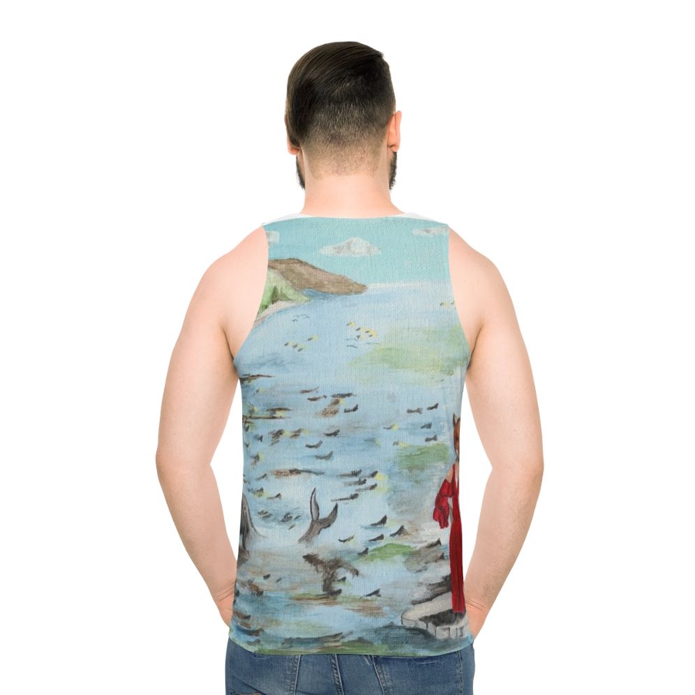 Unisex Foxtrot Genesis Prog Rock Tank Top - men back