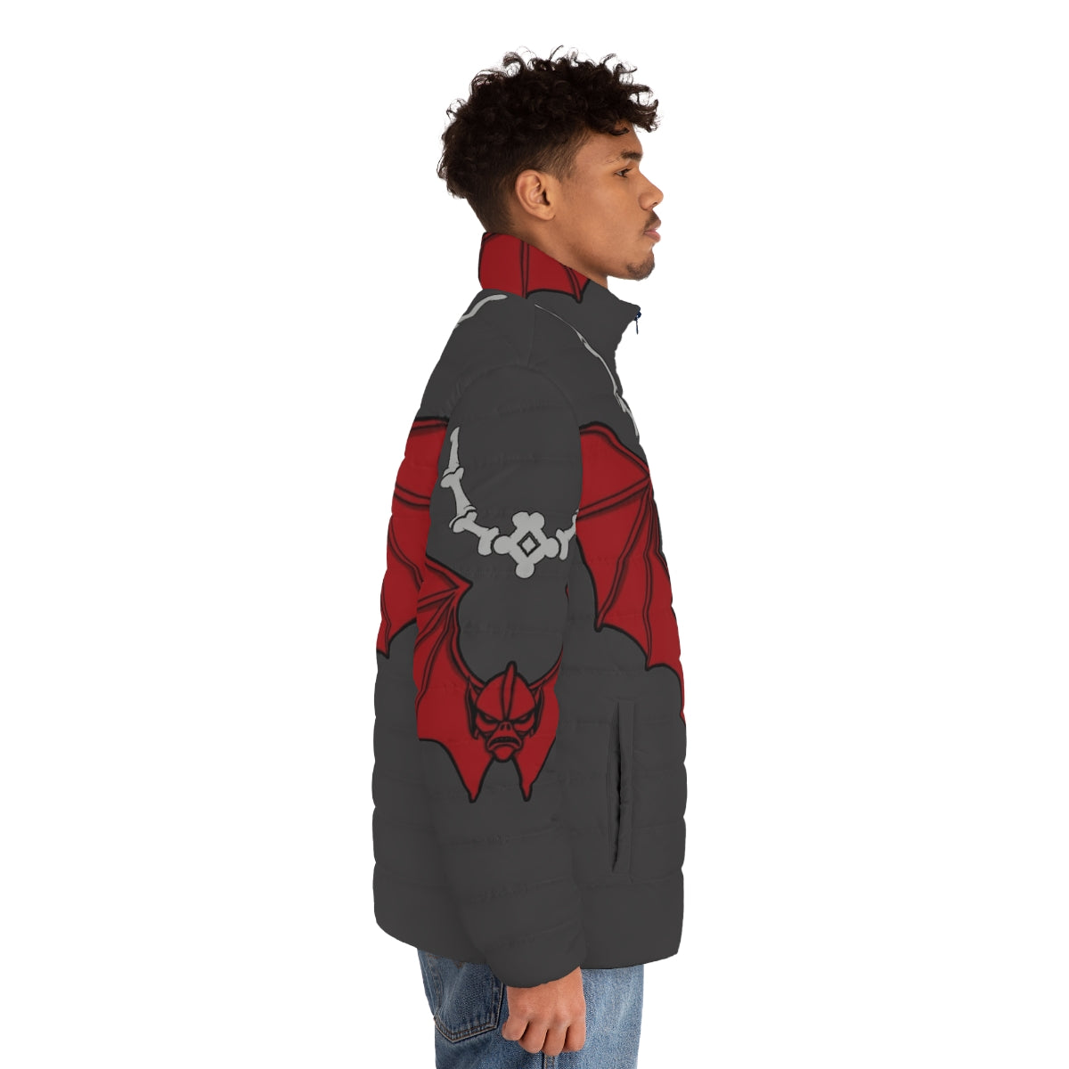 Hordak Masters of the Universe Dark Puffer Jacket - men side right