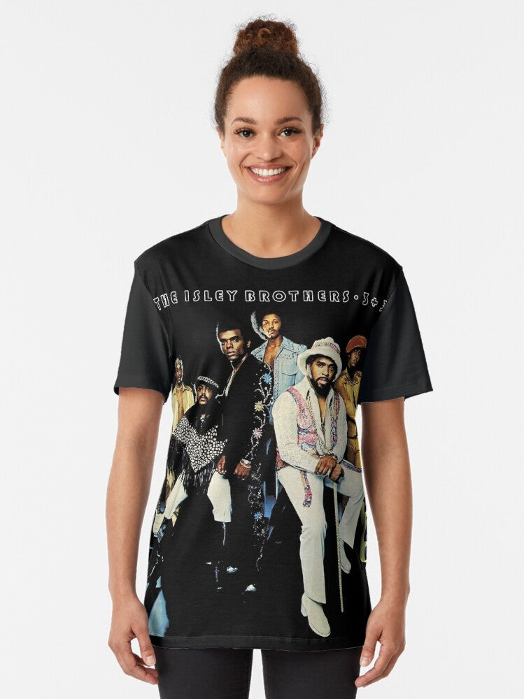 The Isley Brothers Graphic T-Shirt featuring the 2019 North American Tour logo - Women