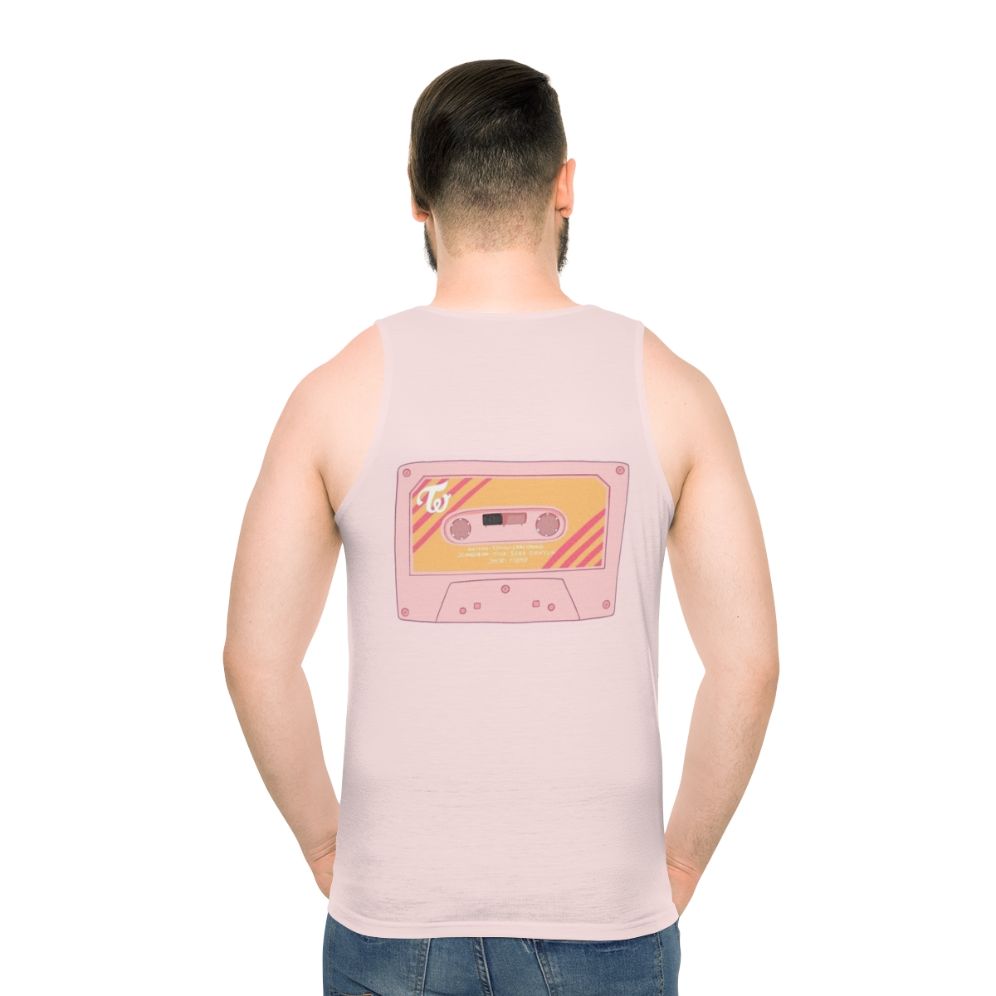 Twice Cassette Unisex Tank Top - men back