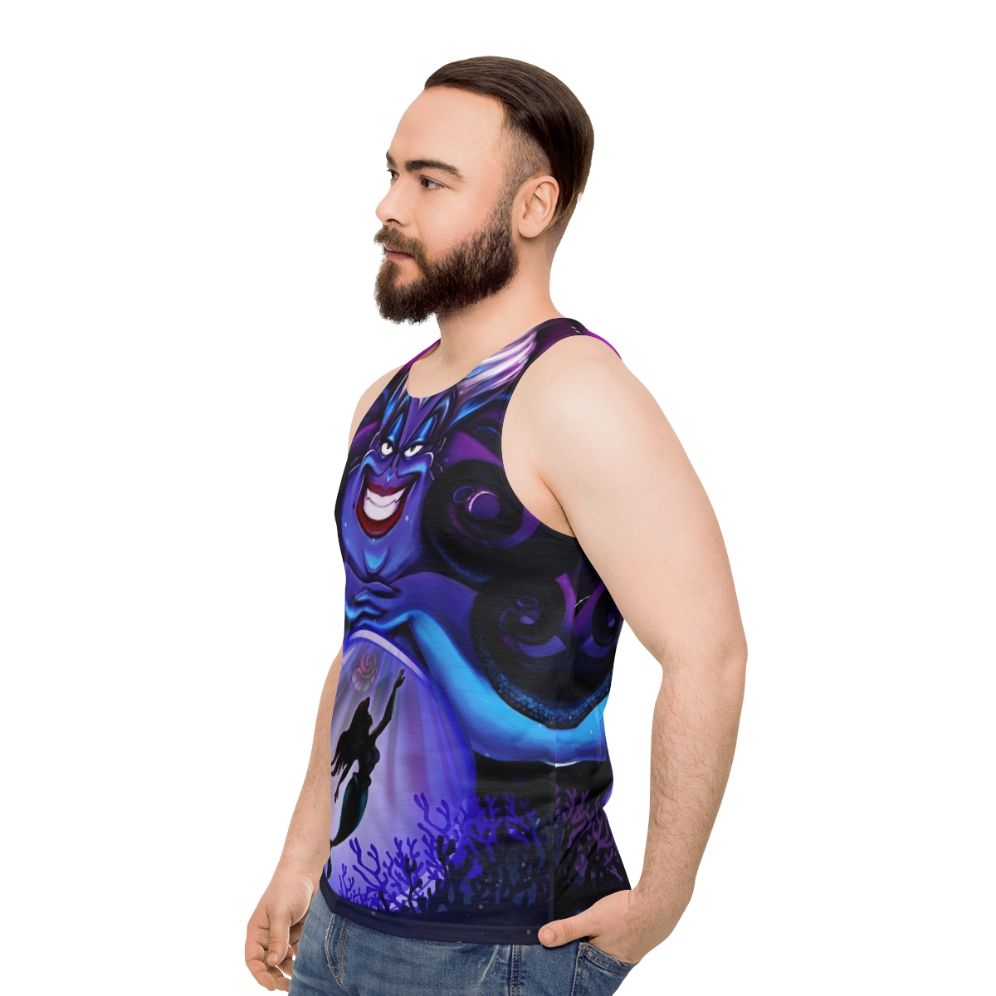 Ursula the Sea Witch Unisex Tank Top - men side