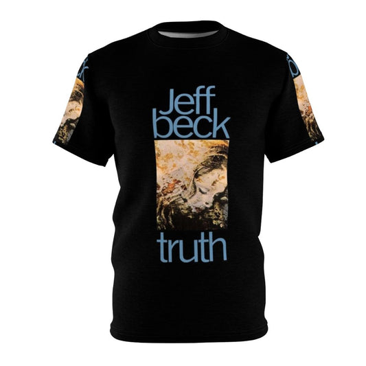 AOP T-shirt featuring a tribute design to Jeff Beck's iconic "Truth" album