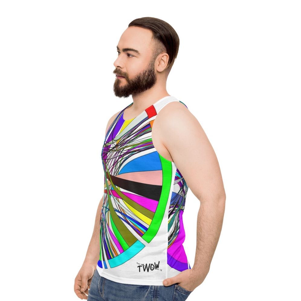 Twow Unisex Tank Top for Data Visualization and Analytics - men side