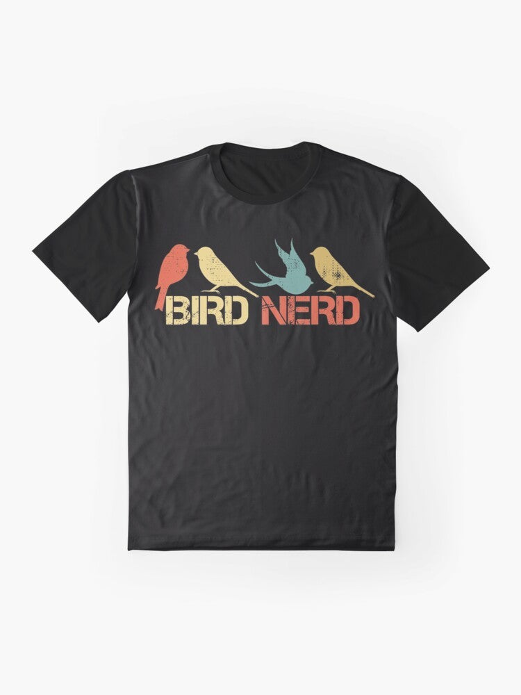 Bird Nerd Birdwatcher Ornithologist Gift Graphic T-Shirt - Flat lay