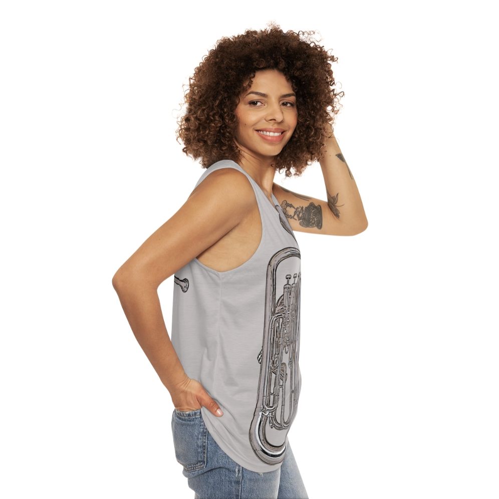 Euphonium unisex tank top - women side