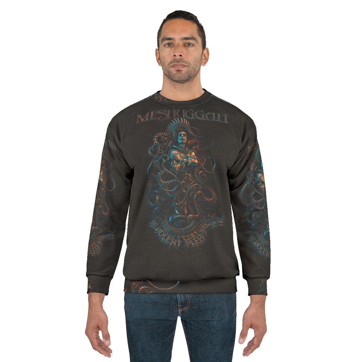 Meshuggah band official heavy metal sweatshirt - men