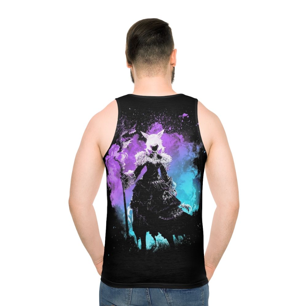 Soul of the Sorceress Fantasy Gaming Unisex Tank Top - men back