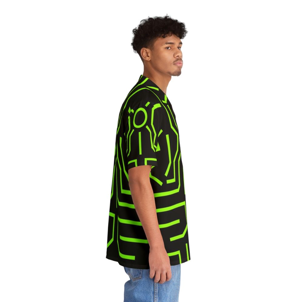 Upgraded Superhero Hawaiian Shirt with Alien Inspired Graphics - People Pight