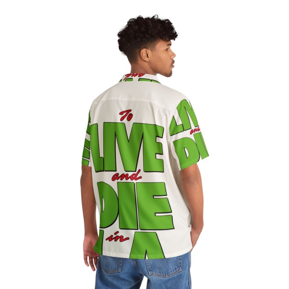 Thriller Hawaiian Shirt Featuring "To Live And Die In L.A." Movie Title - People Back