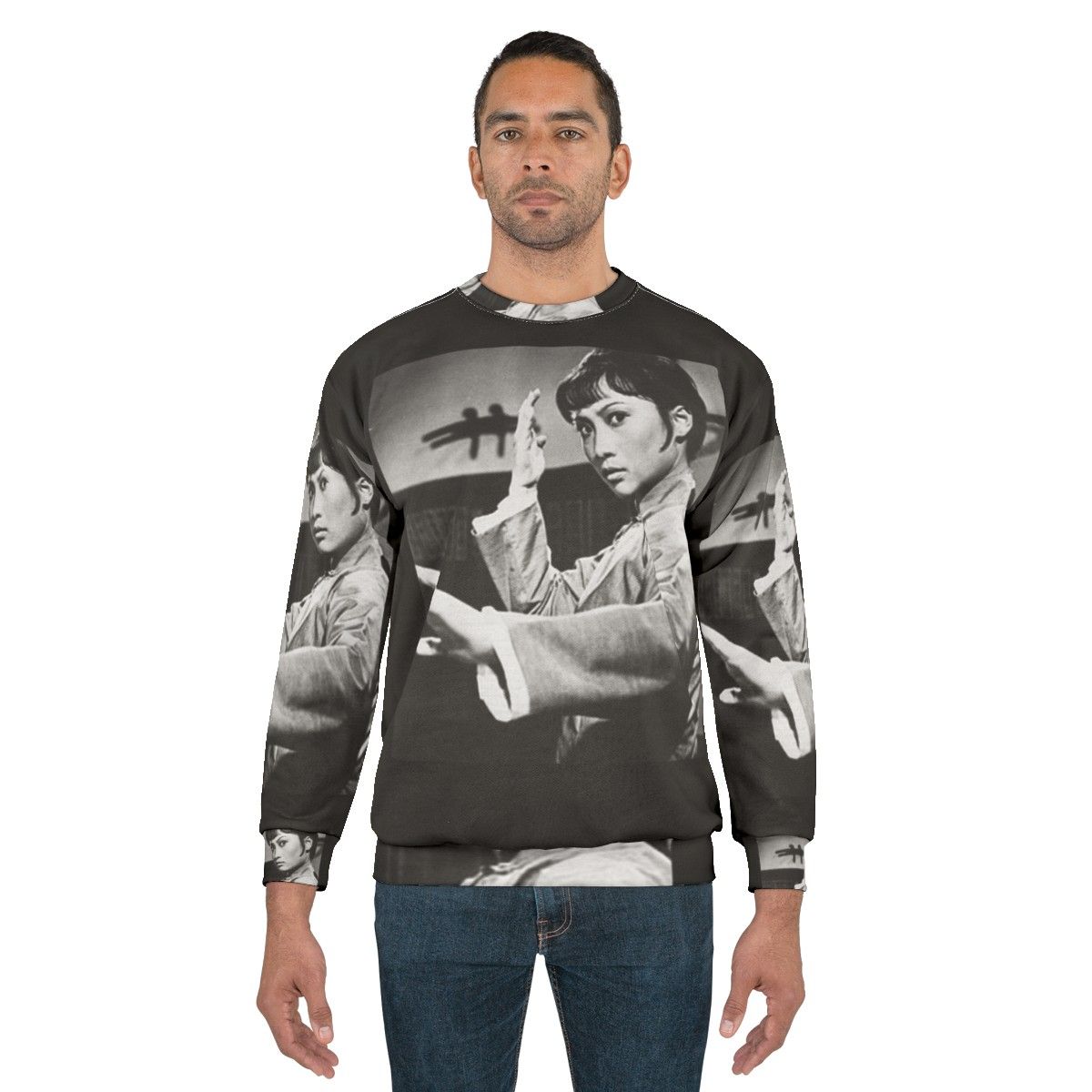 Angela Mao Kung Fu Sweatshirt - Iconic Hong Kong Cinema Apparel - men