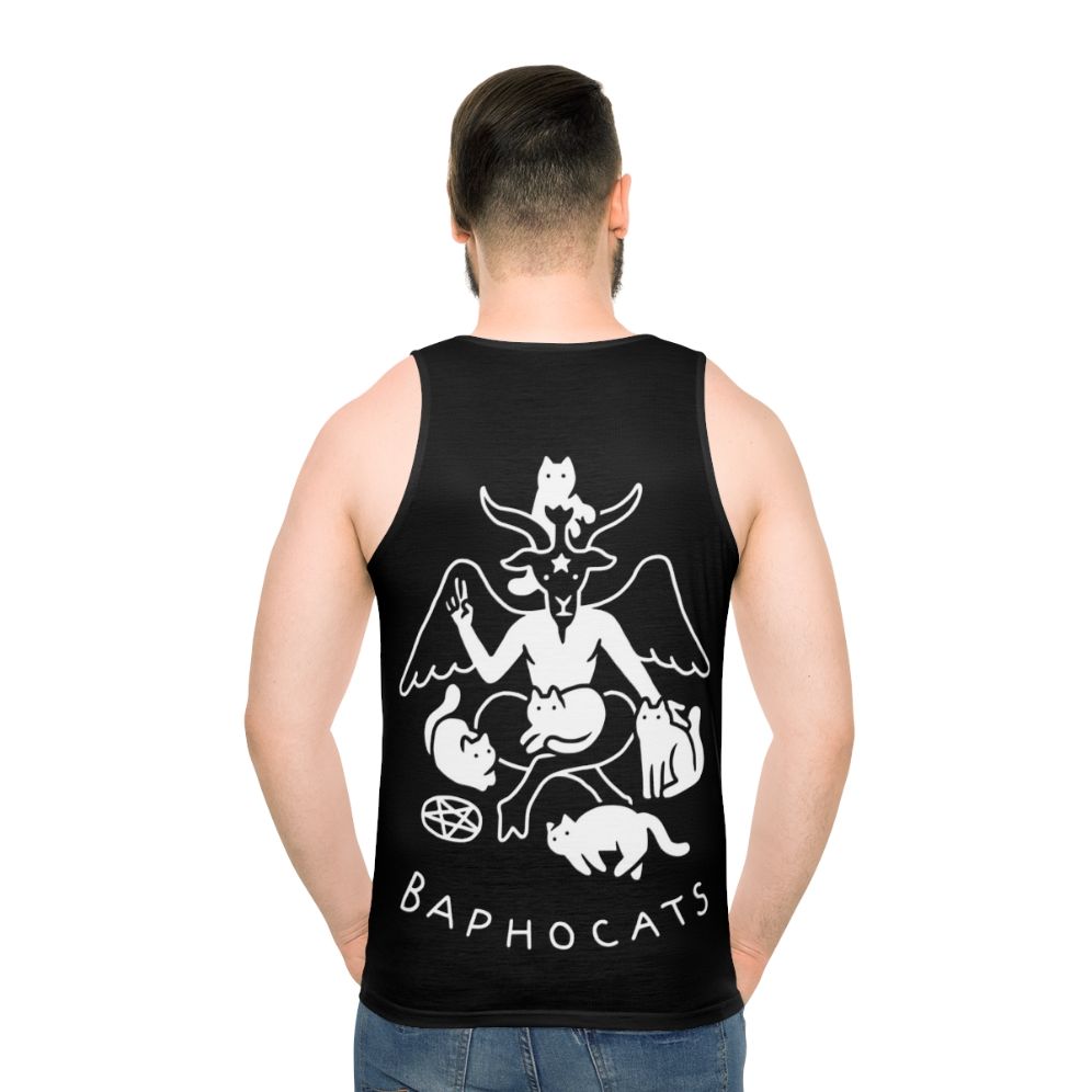 Baphocats Unisex Occult Tank Top - men back