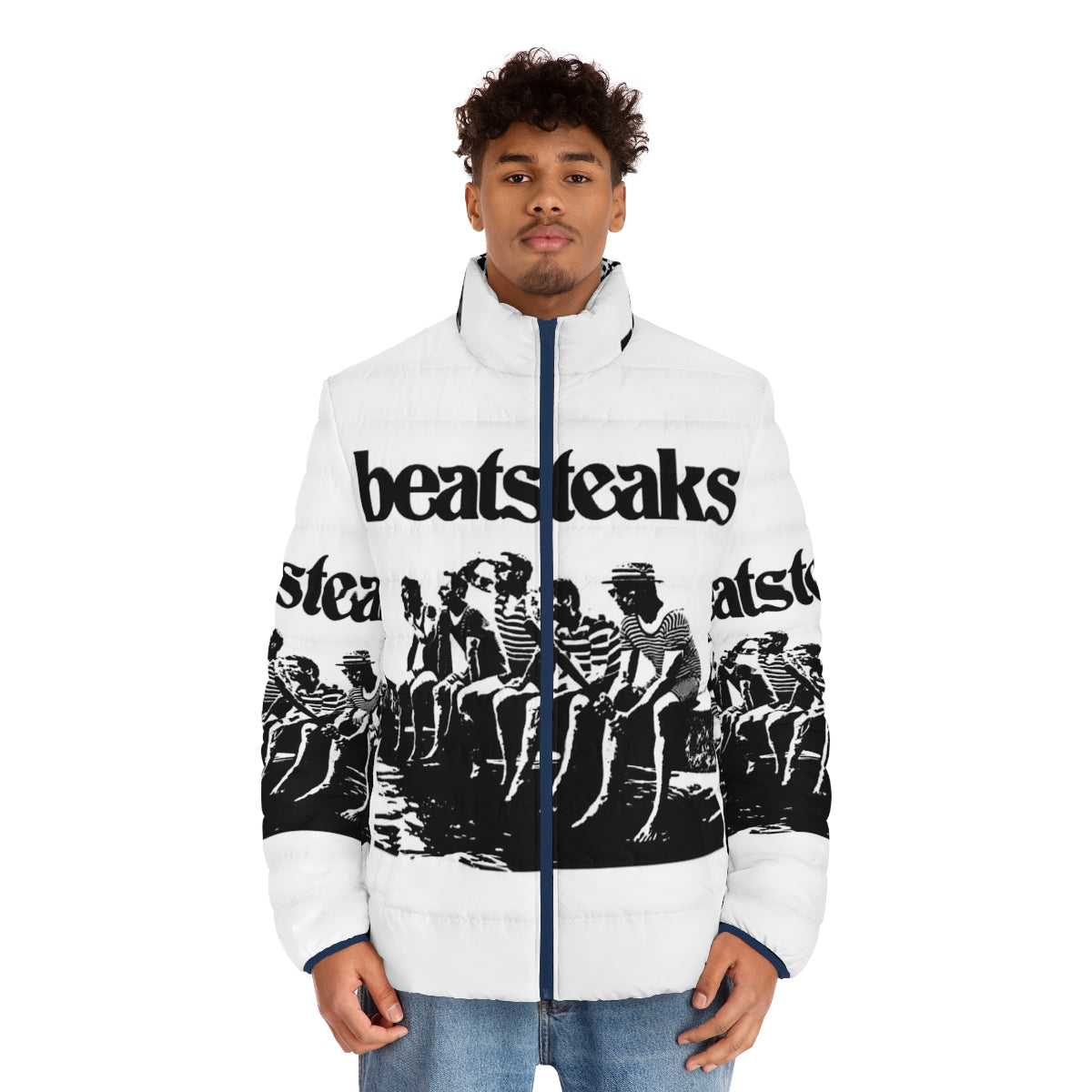 Beatsteaks Faforit Puffer Jacket featuring the German band's logo - men front