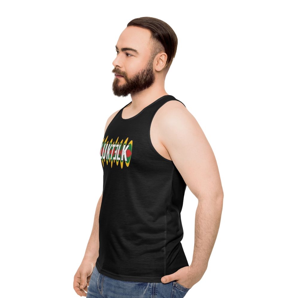 Unisex Lithuania Tank Top for Eurovision 2024 - men side