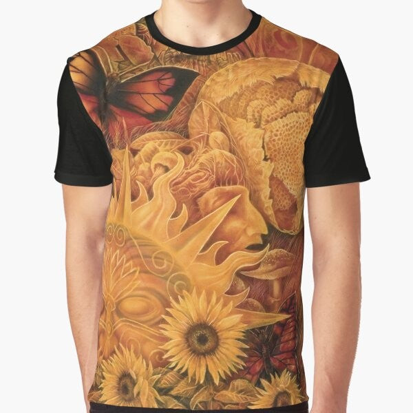 Tiamat Wild Honey Graphic T-Shirt with heavy metal band logo