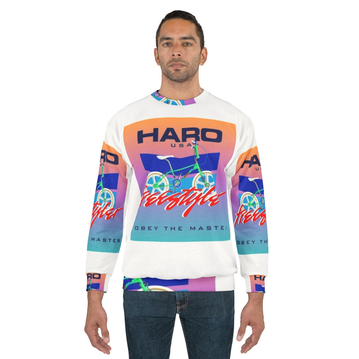 Haro Master Freestyler Retro 80s BMX Sweatshirt - men