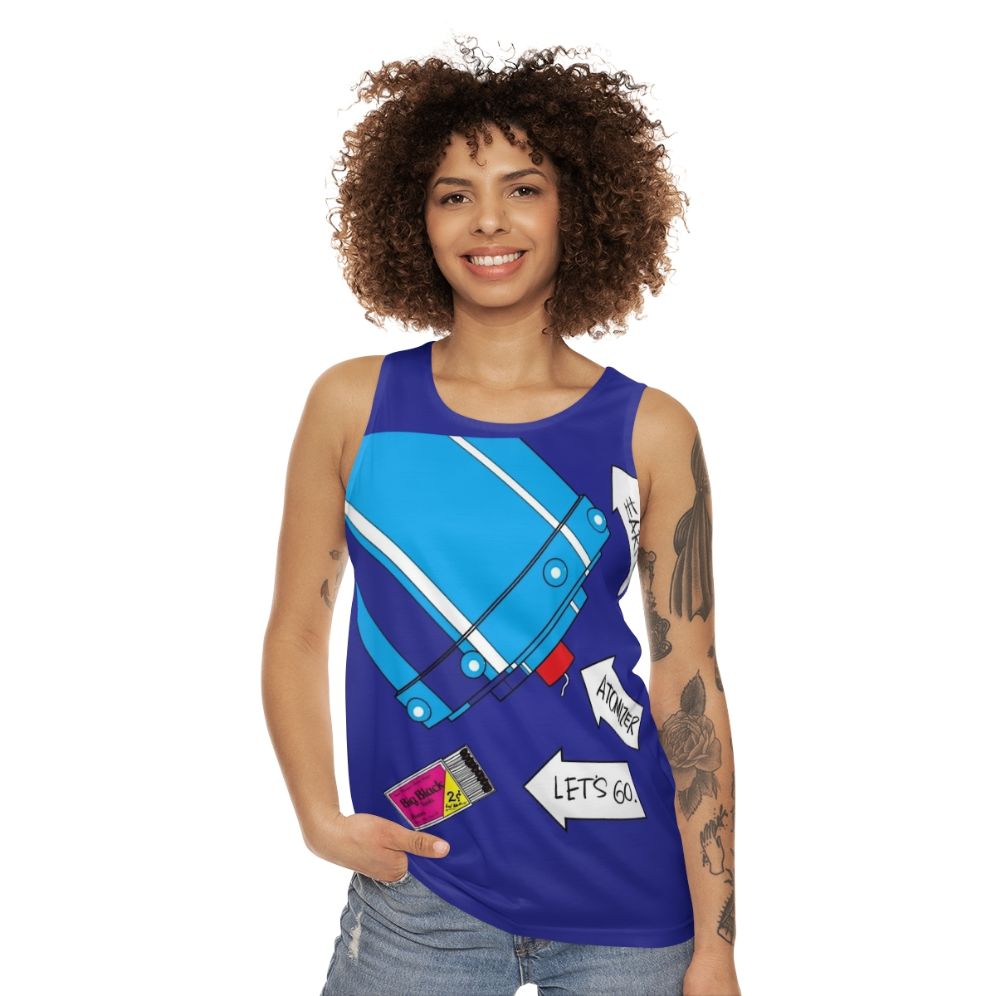 Unisex Atomizer band tank top - women