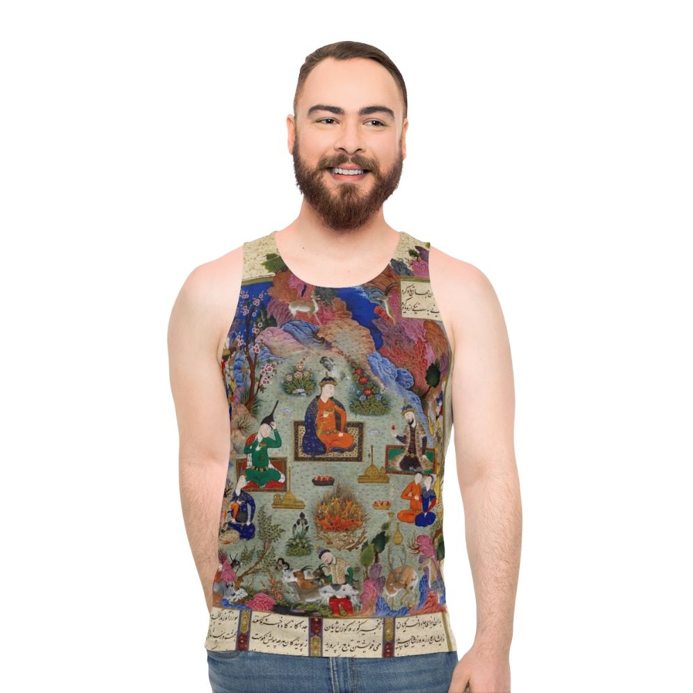 Unisex Shahnameh Persian Poet Tank Top - men