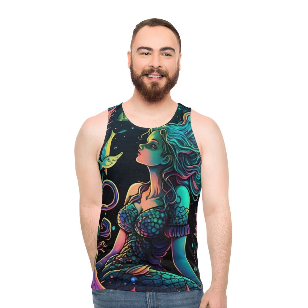 Mythical sea creatures fantasy unisex tank top - men