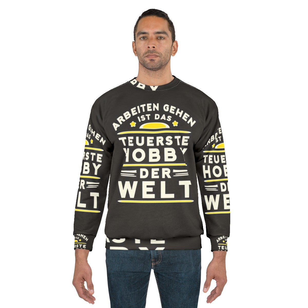 Hobbies Sweatshirt with Conspiracy and Political Humor - men