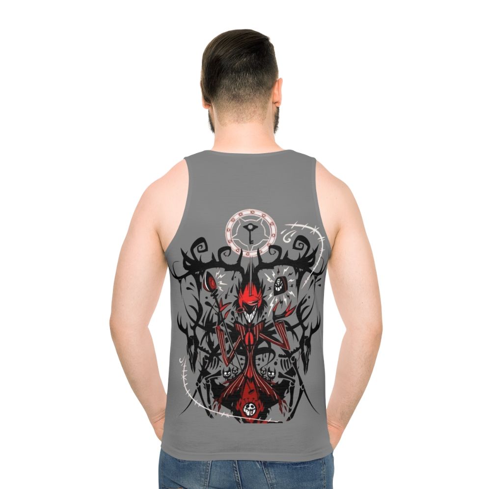 Hazbin Hotel Alastor Unisex Tank Top - men back