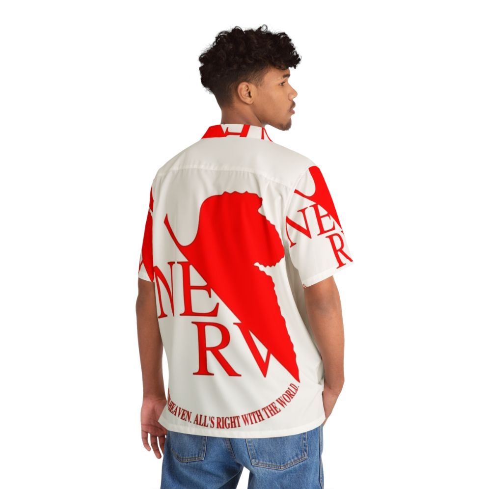 Nerv Logo Neon Genesis Evangelion Anime Hawaiian Shirt - People Back