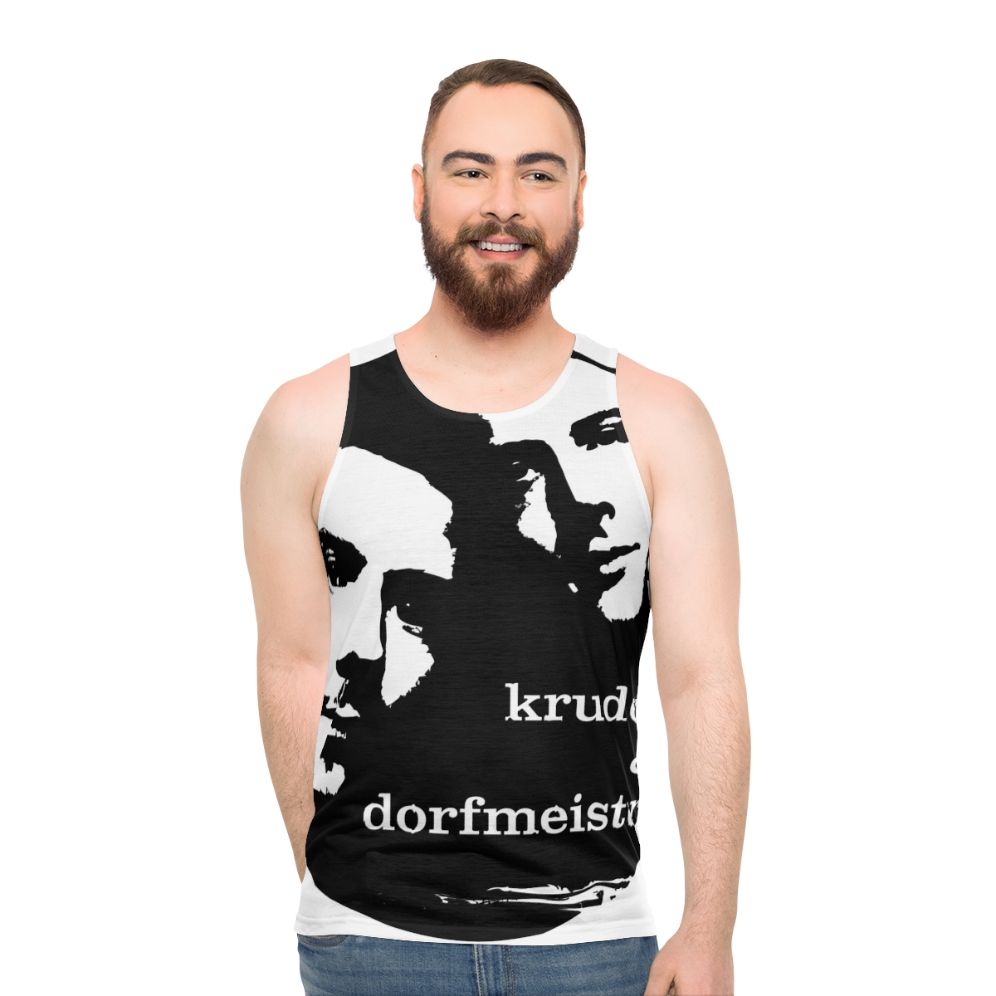 Kruder Dorfmeister electronic music unisex tank top - men