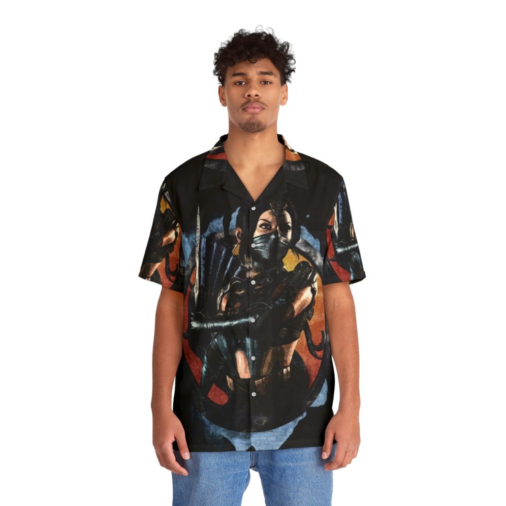 Mortal Kombat Kitana Fighter Hawaiian Shirt - People Front