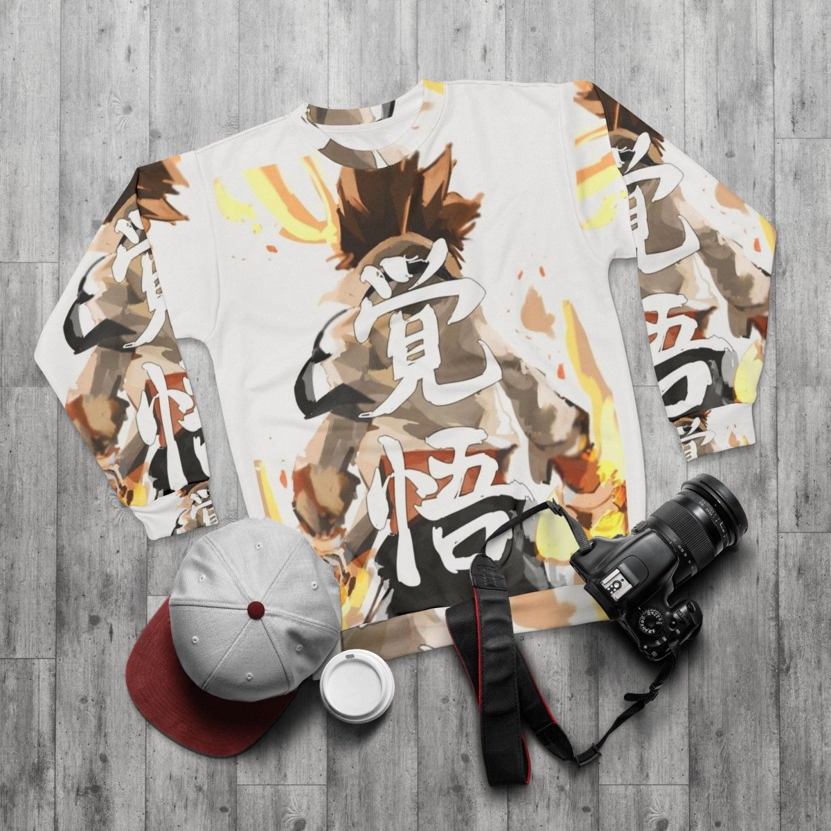 Inheritance of Wills Katekyo Hitman Reborn Sweatshirt - flat lay