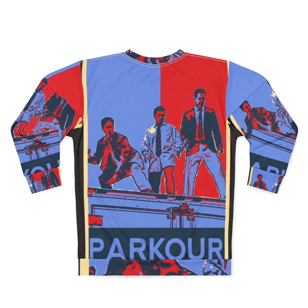 Parkour Sweatshirt featuring characters from The Office - Back