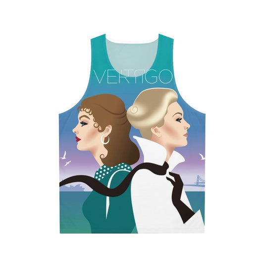 Vertigo Unisex Classic Movie Tank Top featuring Alfred Hitchcock's masterpiece