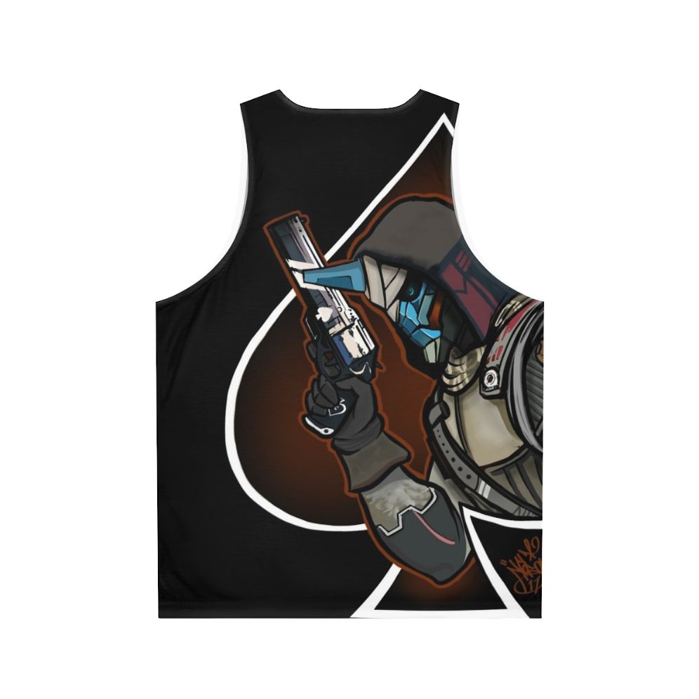 Destiny 2 Ace of Cayde Unisex Tank Top - Back