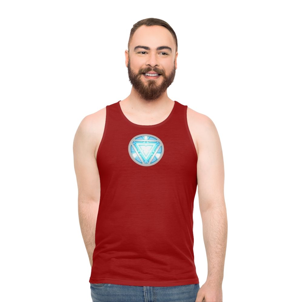 Marvel Iron Man Arc Reactor Unisex Tank Top - men