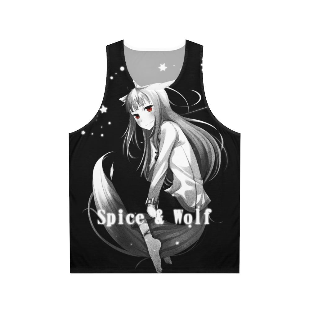 Nuar Night Anime Wolf Unisex Tank Top