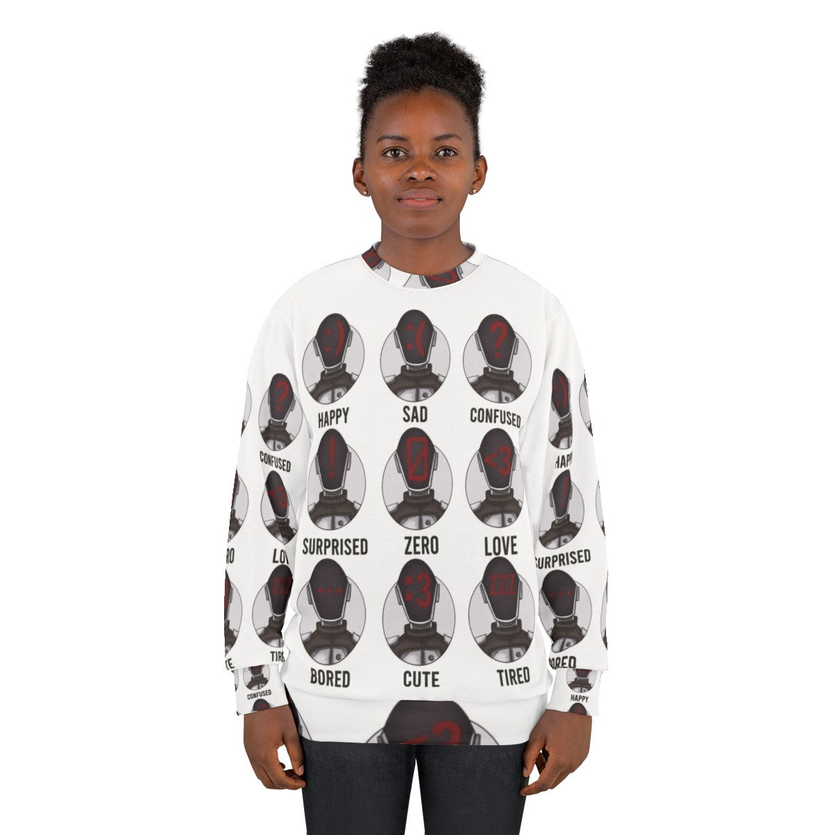 Borderlands Zer0 Facial Expressions Sweatshirt - women