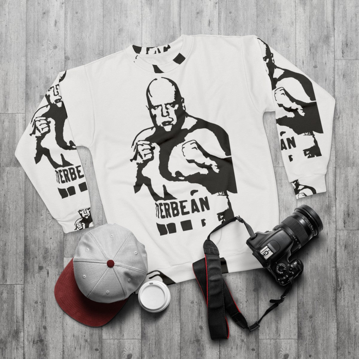 Butterbean Heavyweight Boxing and MMA Sweatshirt - flat lay