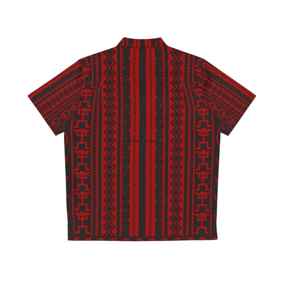 Ifugao Weave Hawaiian Shirt with Vibrant Tribal Patterns - Back