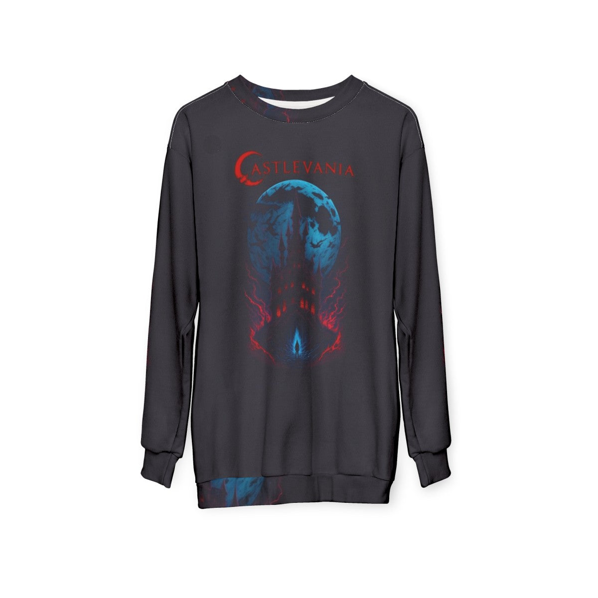 Castlevania Netflix Night Ruin Sweatshirt - hanging