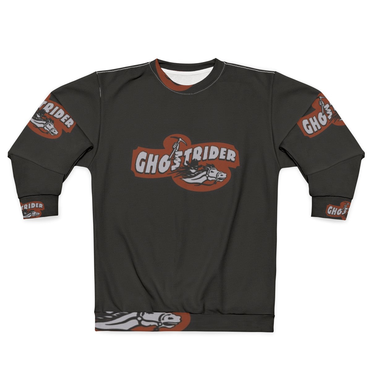 Ghostrider Sweatshirt featuring the iconic Ghostrider roller coaster at Knotts Berry Farm amusement park