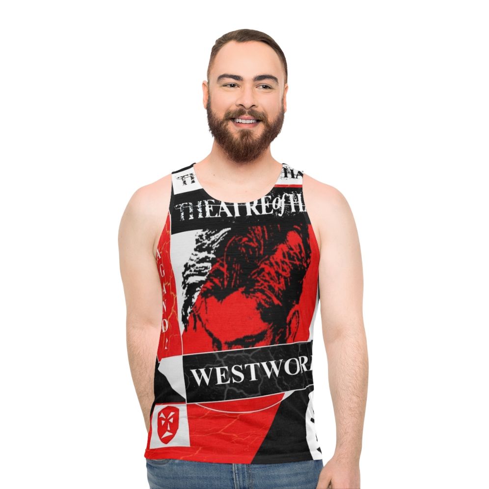 Theatre of Hate Westworld Propaganda Unisex Tank Top - men