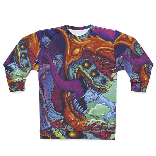 Hyper Beast CS:GO Sweatshirt featuring a vibrant, colorful design