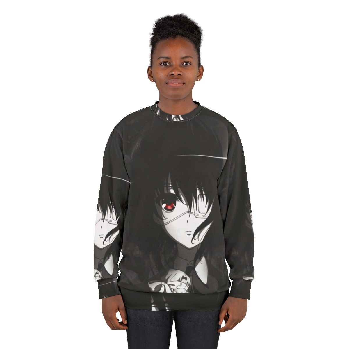 Anime-inspired Sweatshirt with a Mysterious and Enchanting Design - women