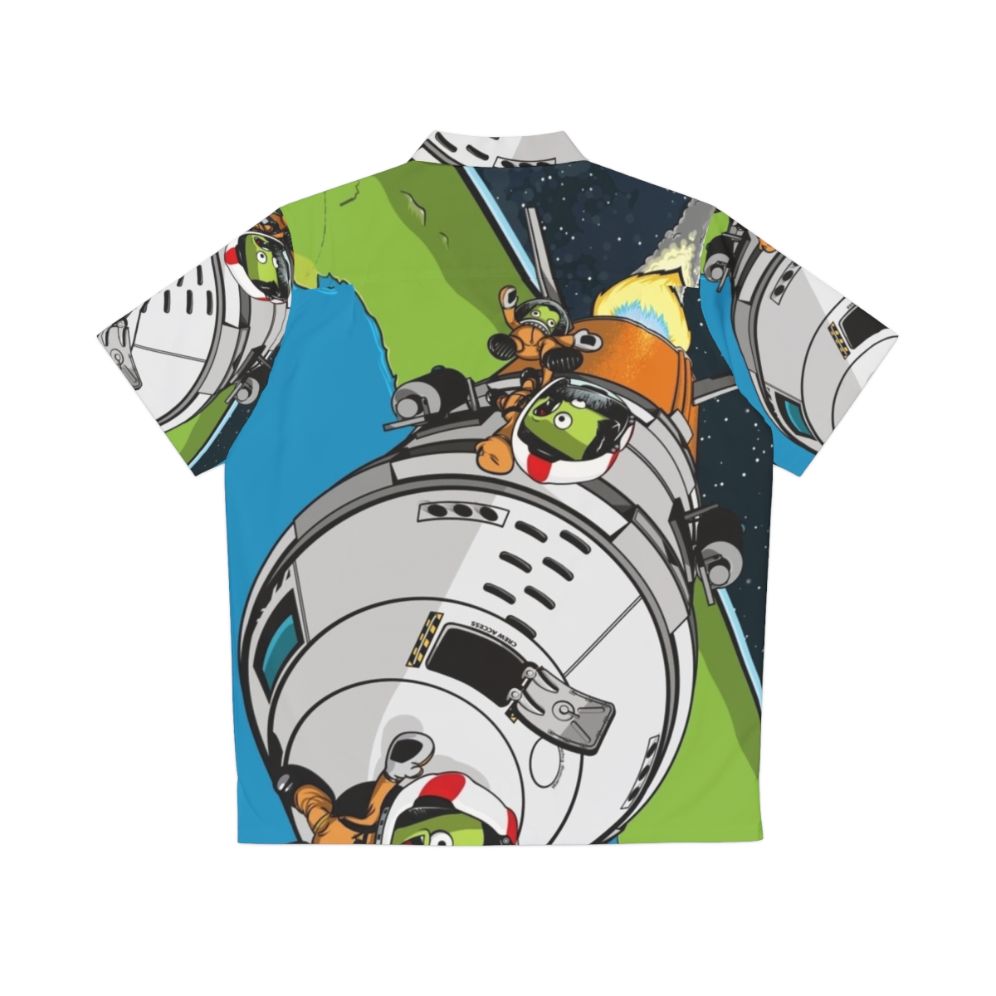 Jebbin Hawaiian Shirt - Kerbal Space Program Inspired Fan Art - Back