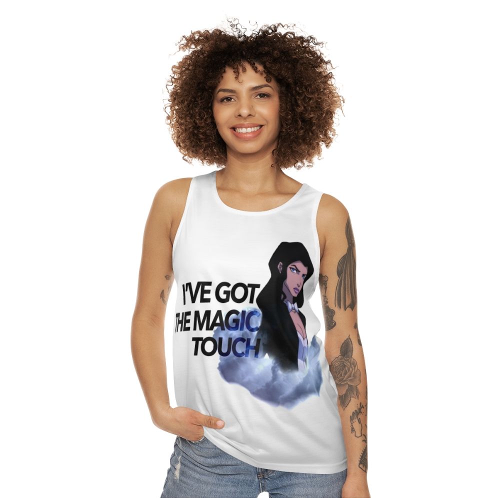 Zatanna magician cartoon superhero tank top - women