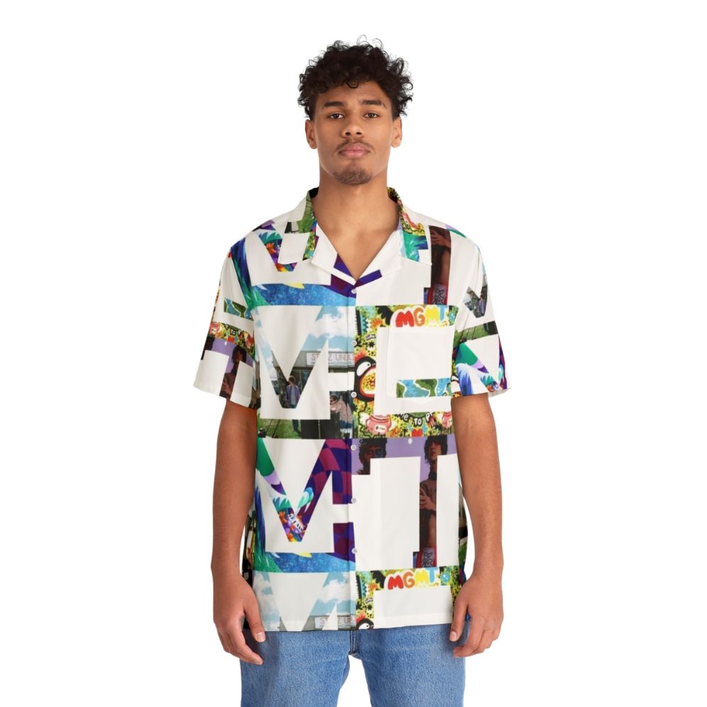 MGMT Albums Psychedelic Hawaiian Shirt - People Front